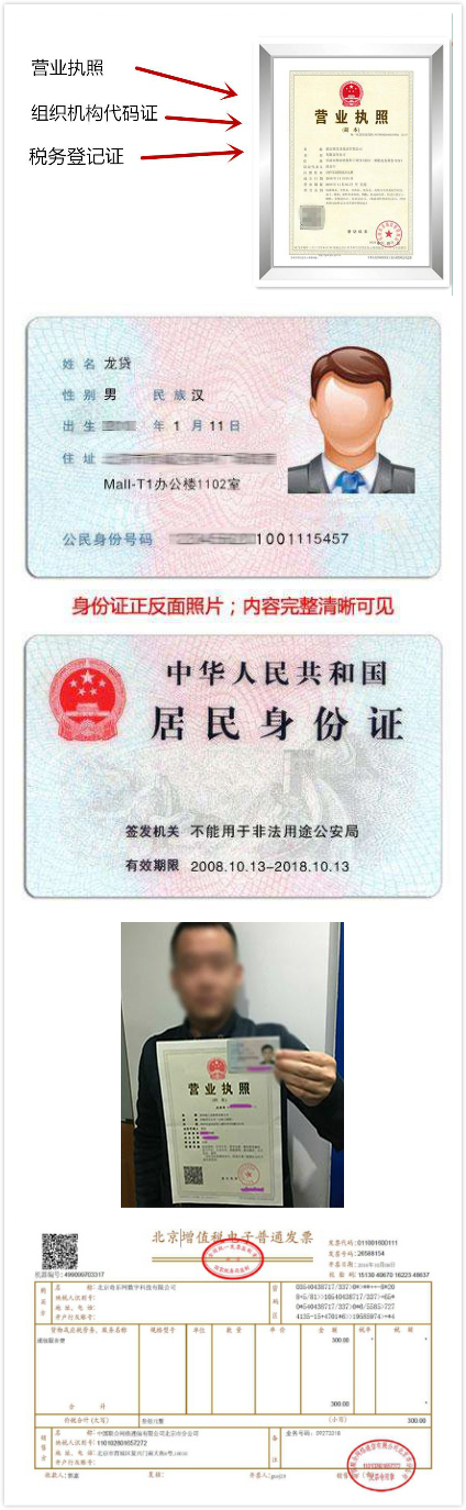 400電話申請所需材料 400電話申請所需材料